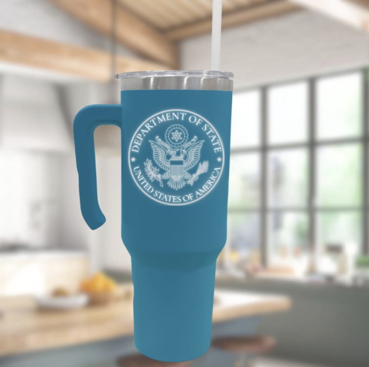 Large Tumbler, Laser Engraved on Two Sides