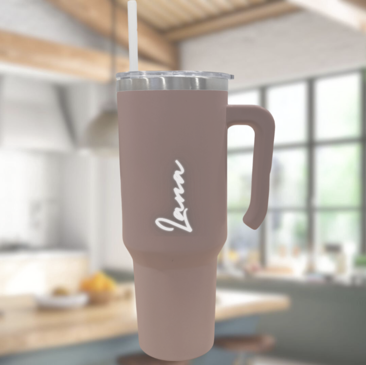 Large Tumbler, Laser Engraved on Two Sides