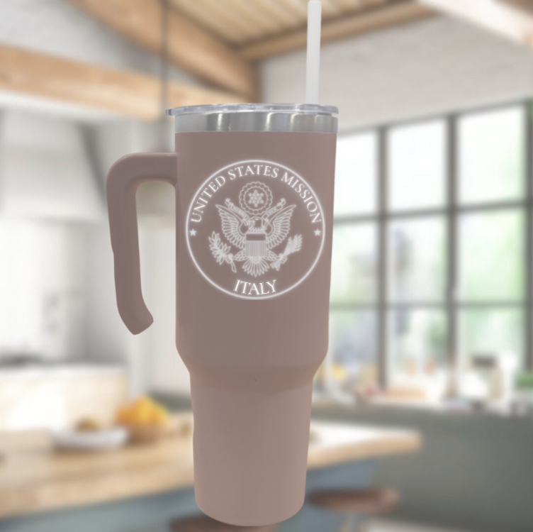 Large Tumbler, Laser Engraved on Two Sides