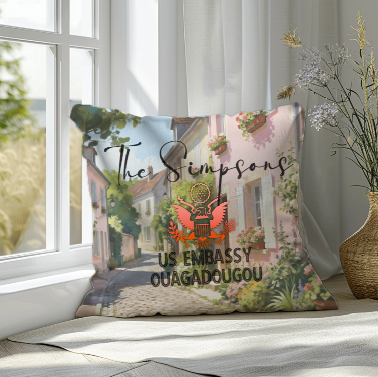 Comfortable Pillow, Personalized for Indoor/Outdoor Use: Global