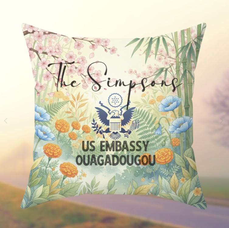 Comfortable Pillow, Personalized for Indoor/Outdoor Use: Global