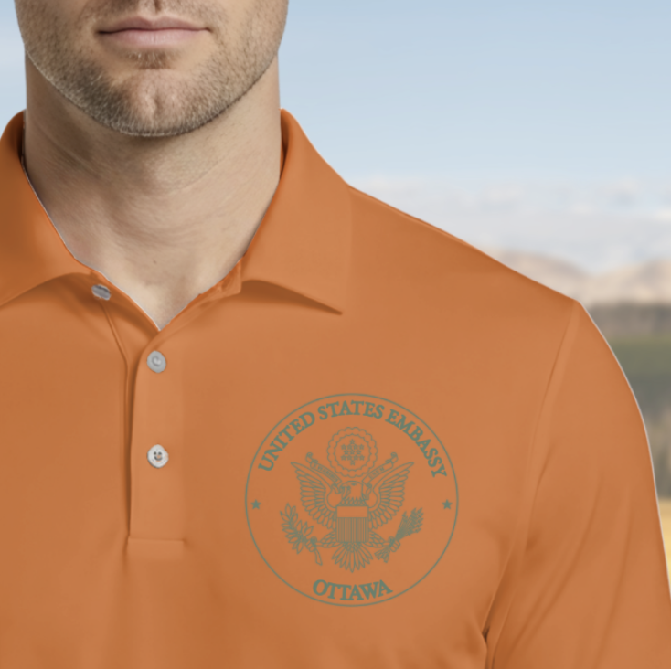 Men's Embroidered Adidas Polo