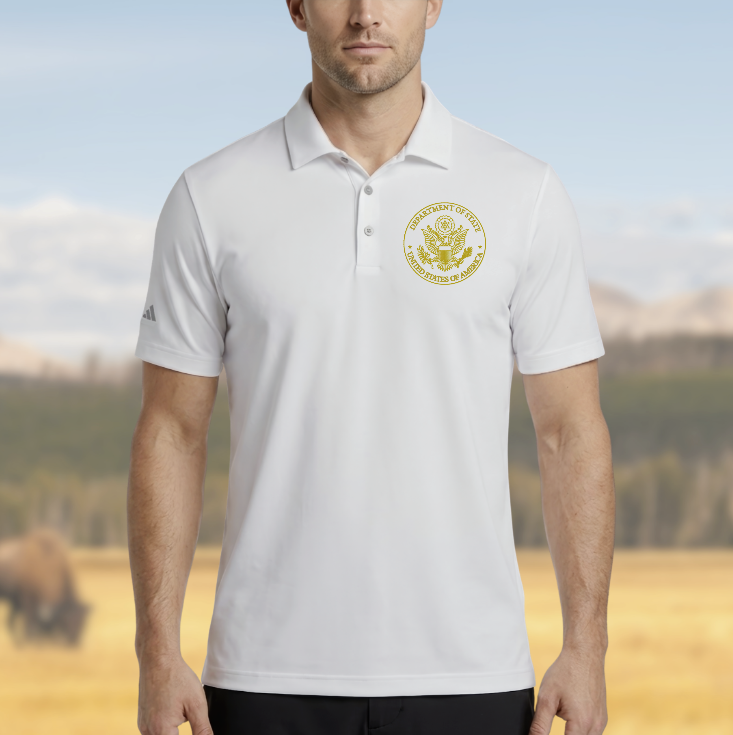 Men's Embroidered Adidas Polo