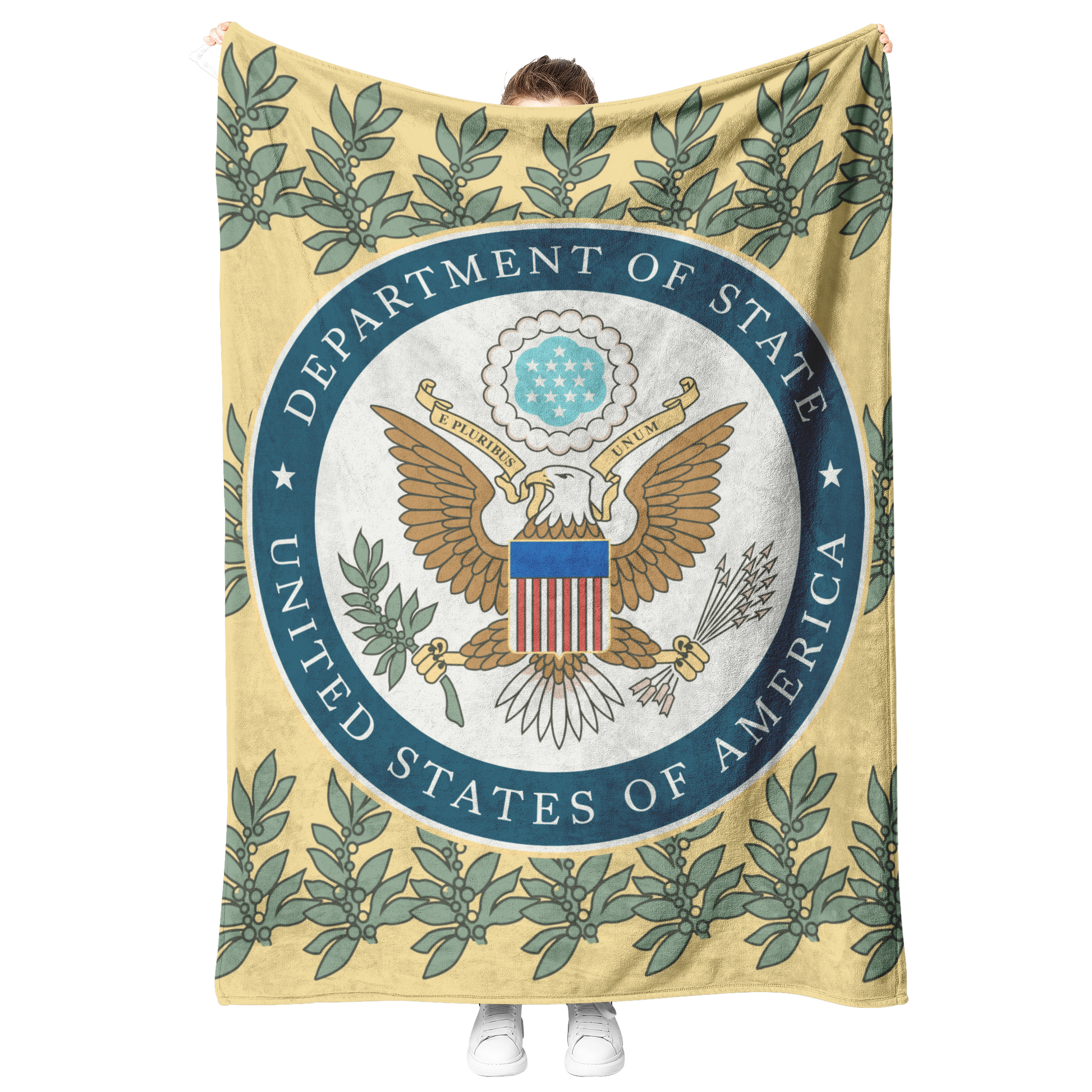 Stunning_Great_Seal_Blanket_Muted_Vibes_V_Blanket_Model_Mockup.png