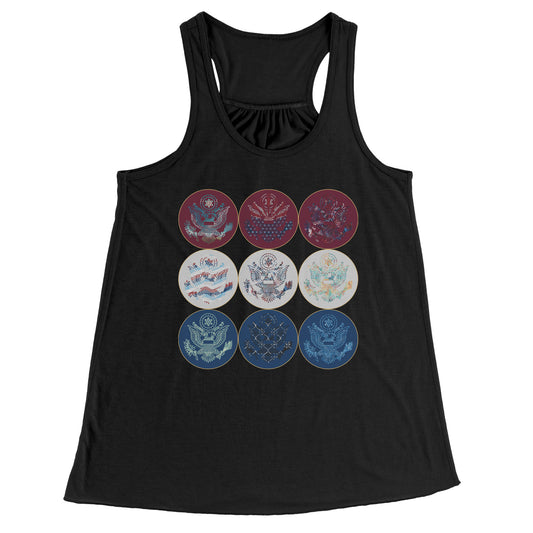 The Character Collective Racer Back Tank: Global