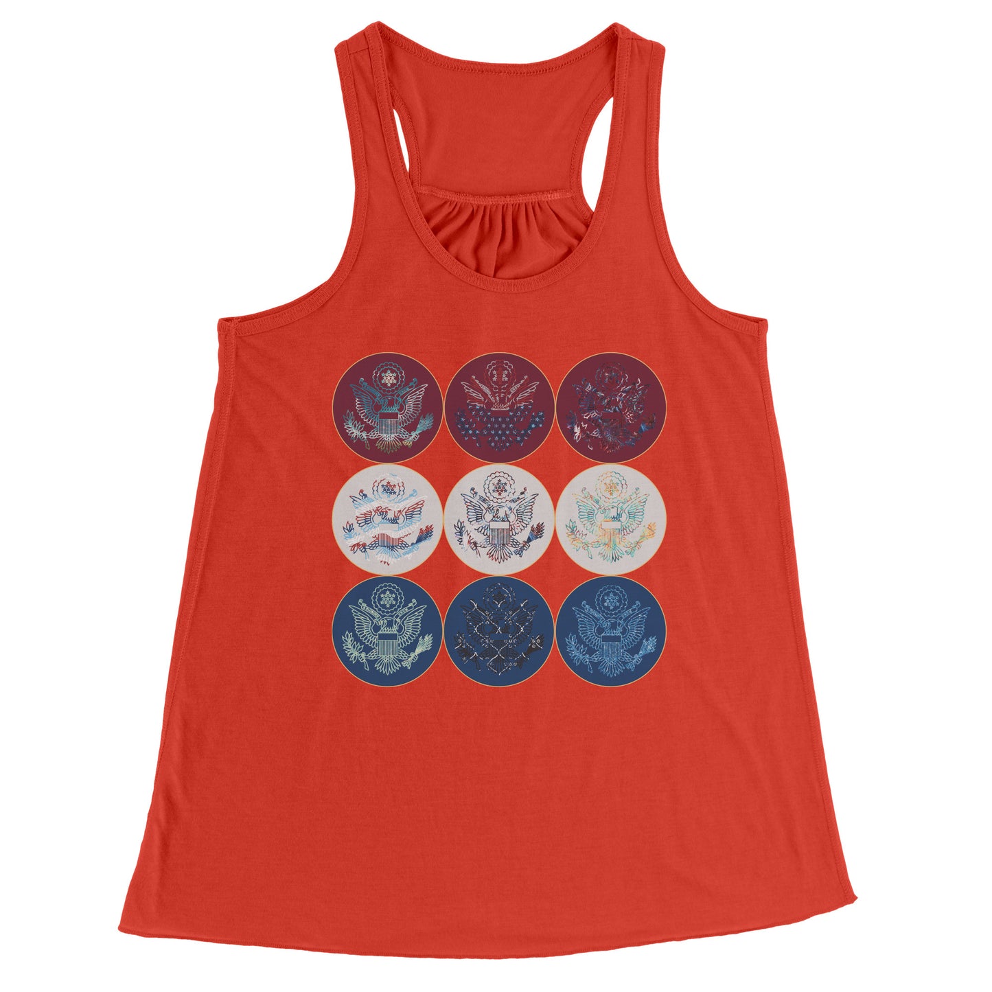 The Character Collective Racer Back Tank: Global