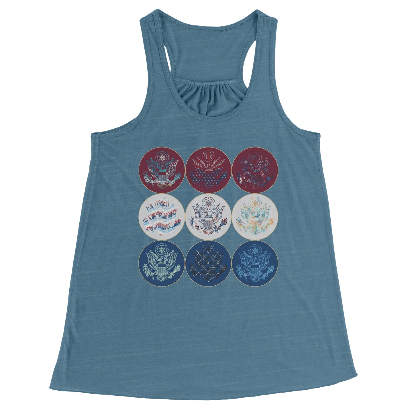 The Character Collective Racer Back Tank: Global