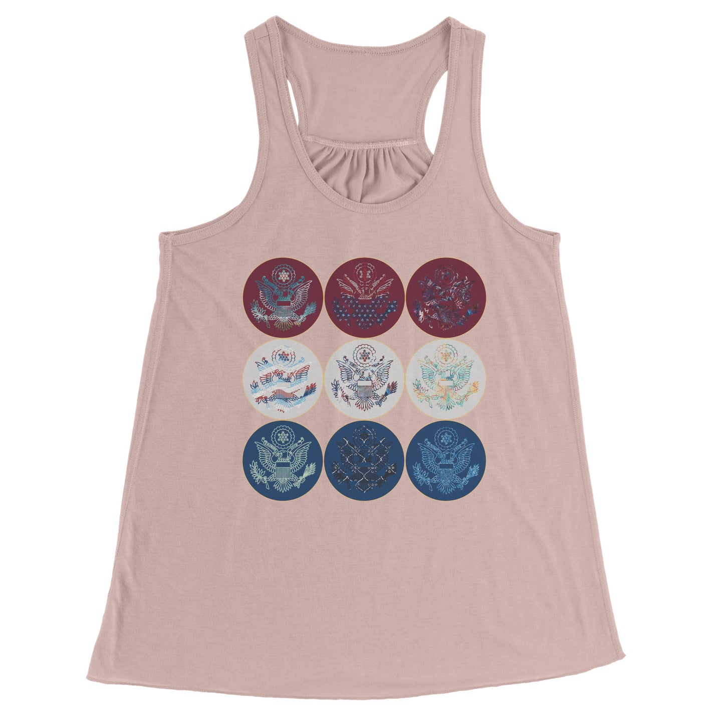 The Character Collective Racer Back Tank: Global
