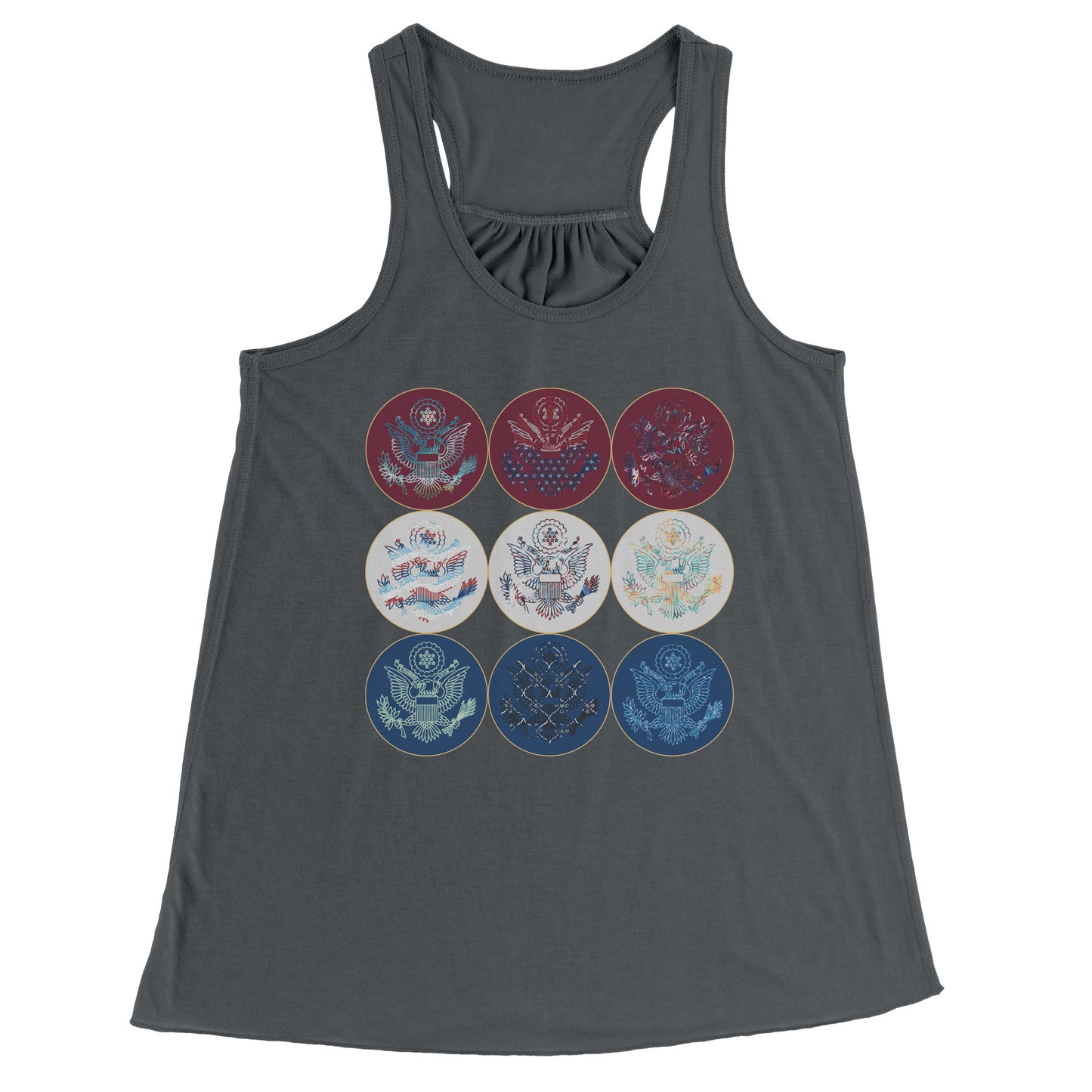The Character Collective Racer Back Tank: Global