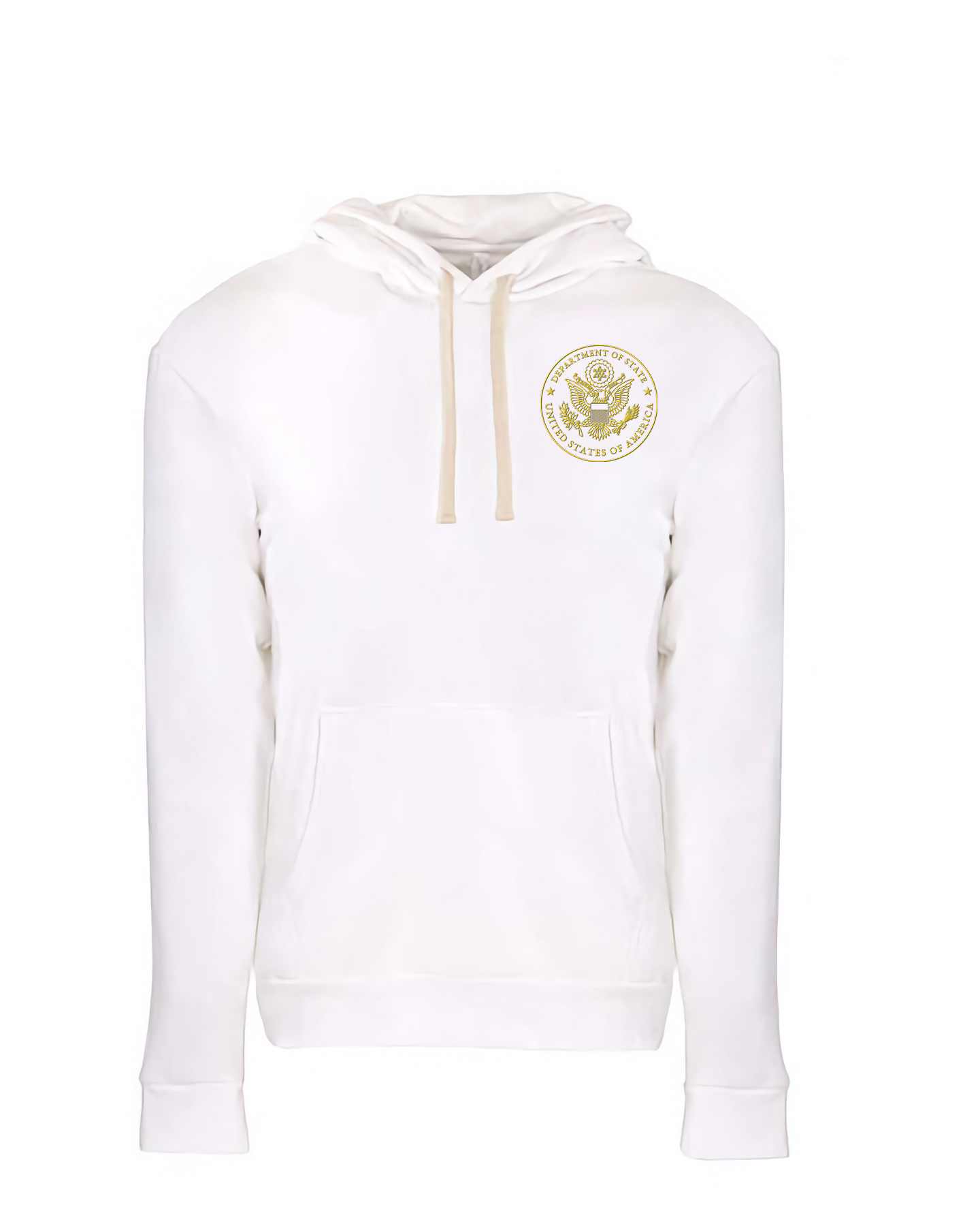 Next Level® Santa Cruz Hoodie With Gold Embroidered Seal: Global