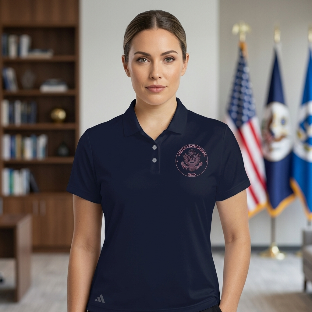 Women's Embroidered Adidas Polo