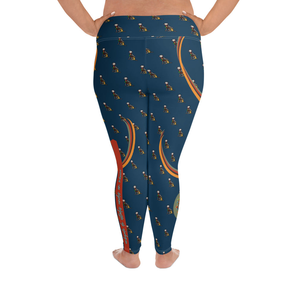 Plus Size Leggings, Awesome Muertos: Mexico City