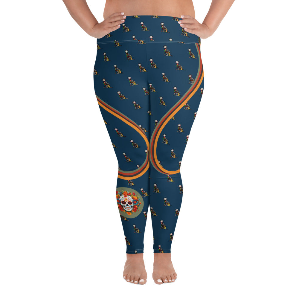 Plus Size Leggings, Awesome Muertos: Mexico City
