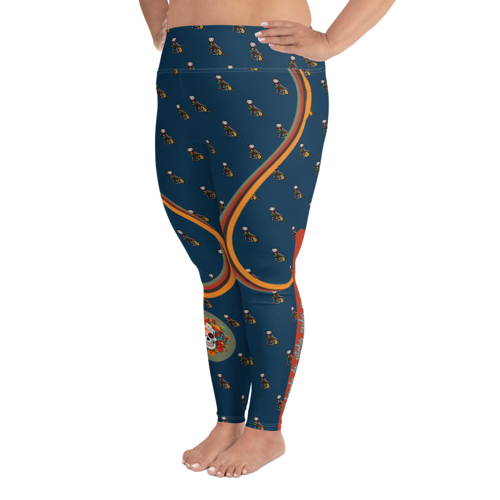 Plus Size Leggings, Awesome Muertos: Mexico City