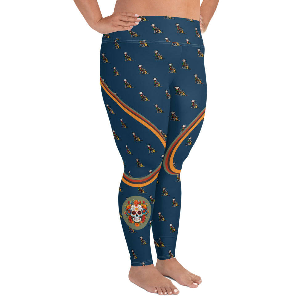 Plus Size Leggings, Awesome Muertos: Mexico City