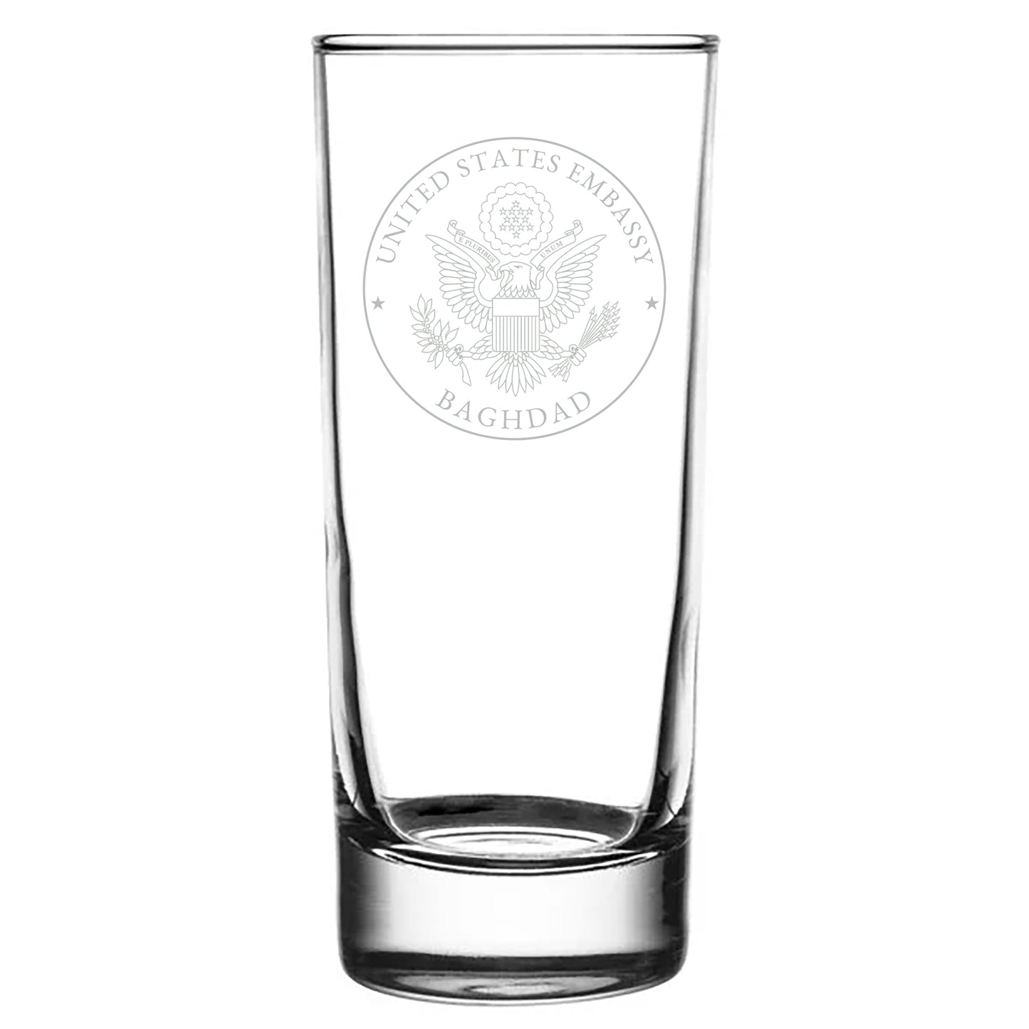 Engraved Libby Highball Glasses (Two): Baghdad