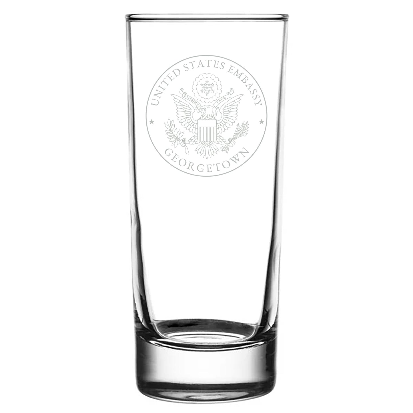 Engraved Libby Highball Glasses (Two): Georgetown