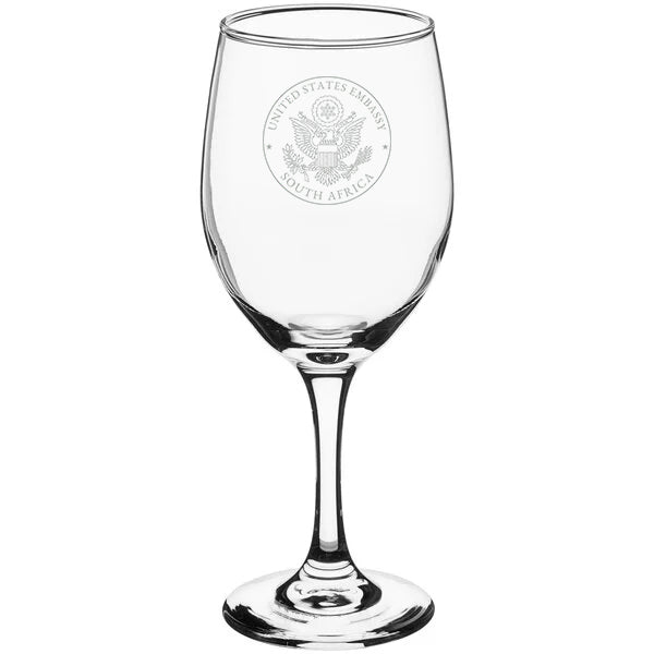 Engraved Acopa Wine Glasses (Two): South Africa