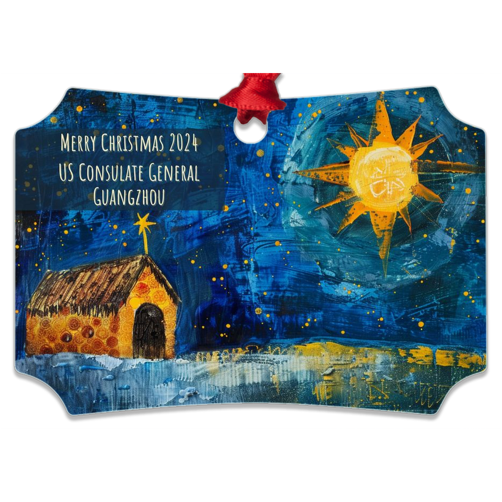 Metal Christmas Ornament, 2024: Guangzhou