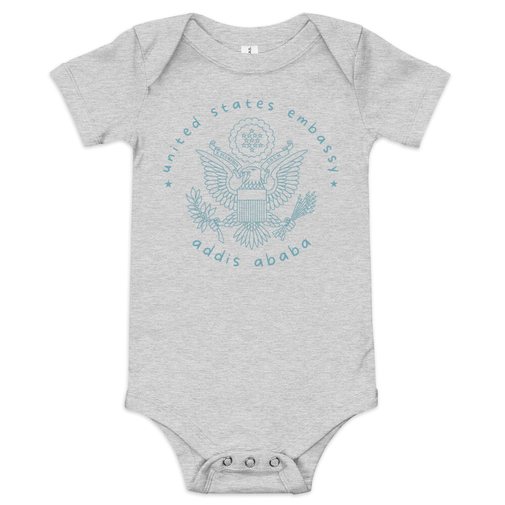 Baby Short Sleeve Onesie: Addis Ababa