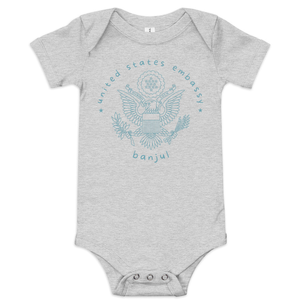 Baby Short Sleeve Onesie: Banjul