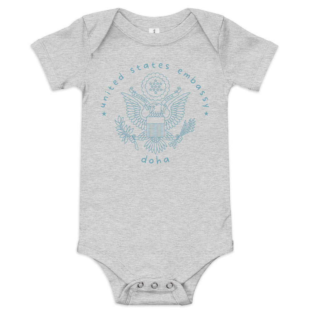 Baby Short Sleeve Onesie: Doha