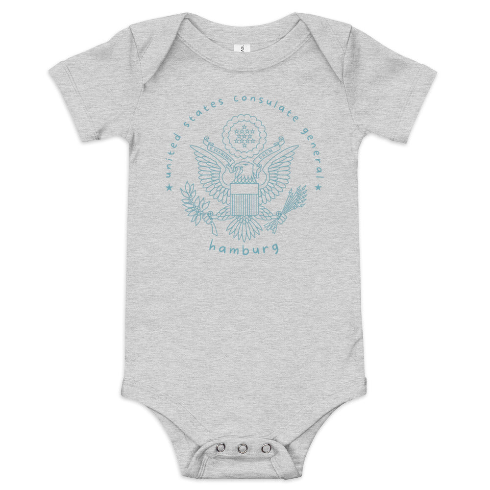 Baby Short Sleeve Onesie: Hamburg