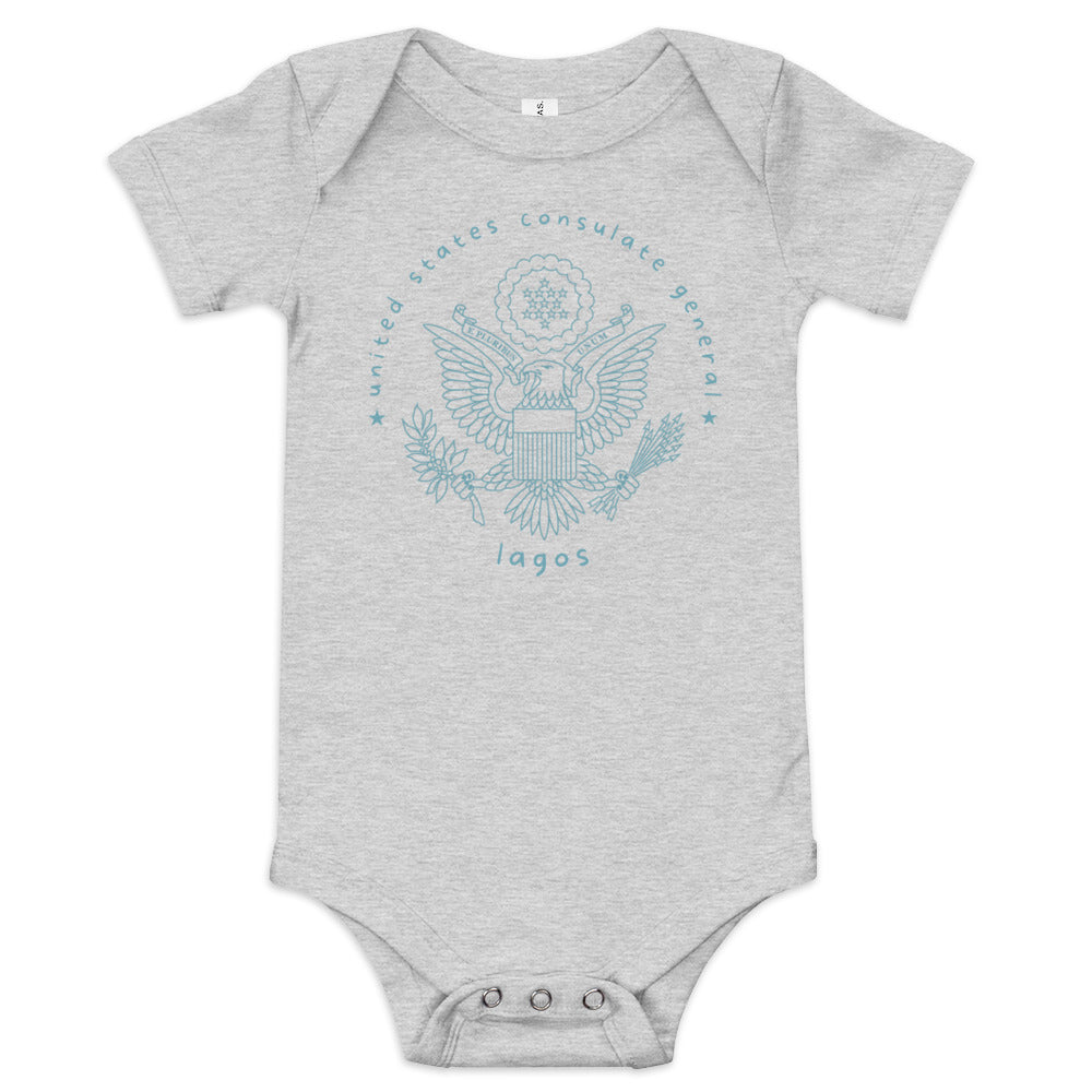 Baby Short Sleeve Onesie: Lagos