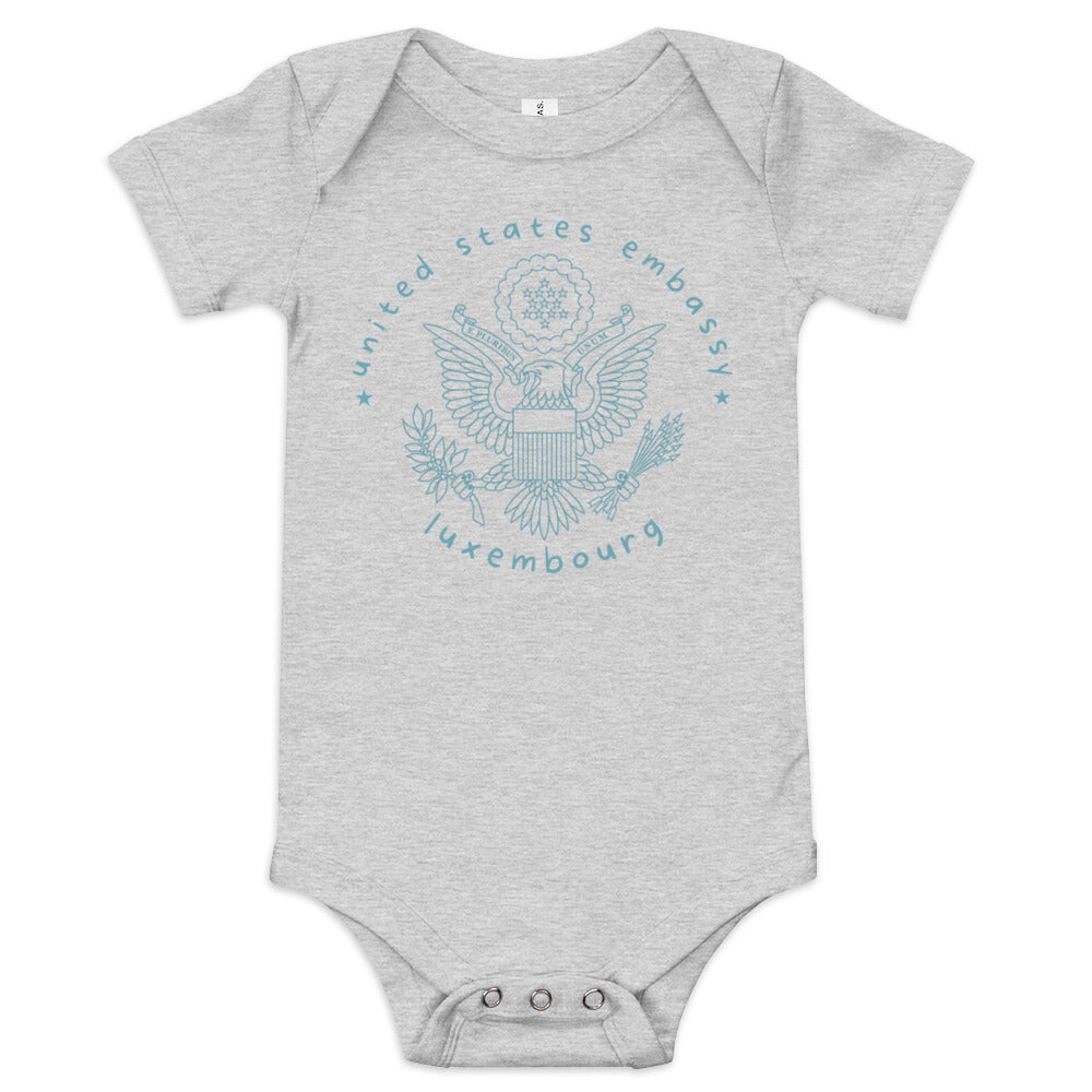 Baby Short Sleeve Onesie: Luxembourg