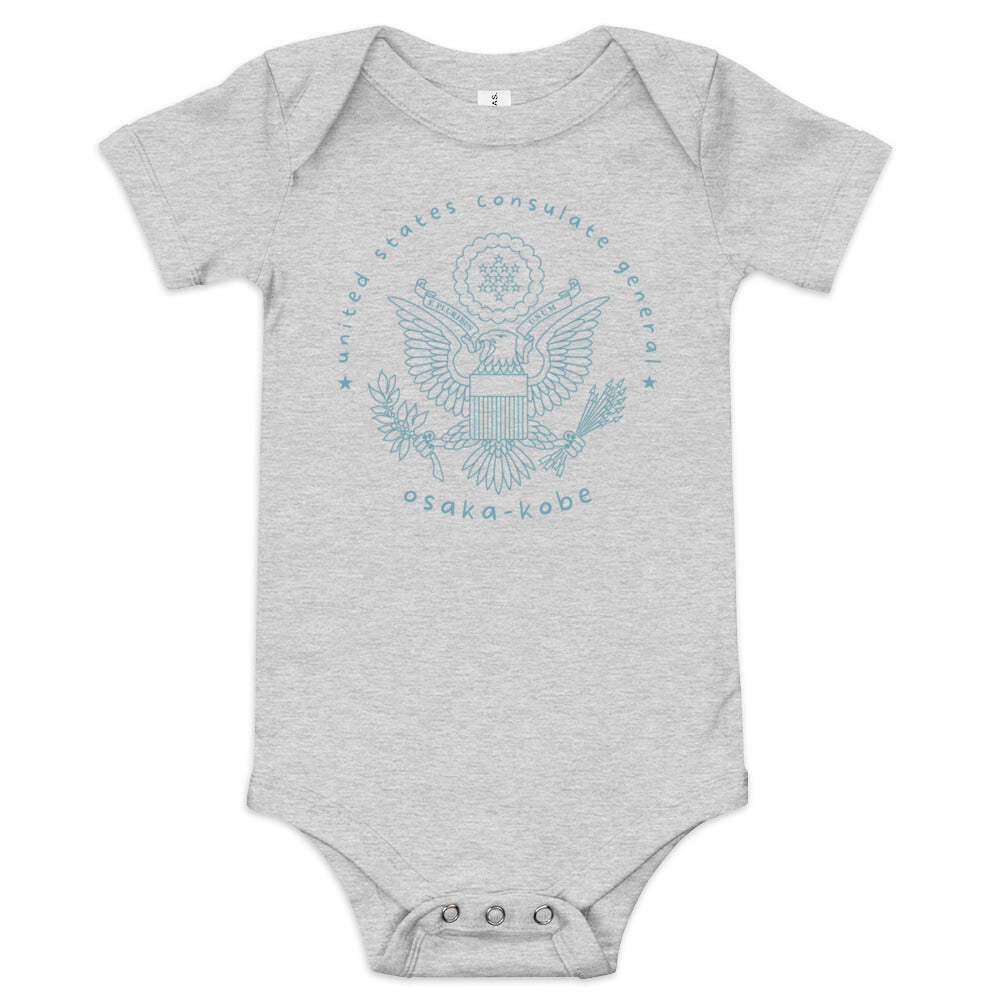 Baby Short Sleeve Onesie: Osaka-Kobe