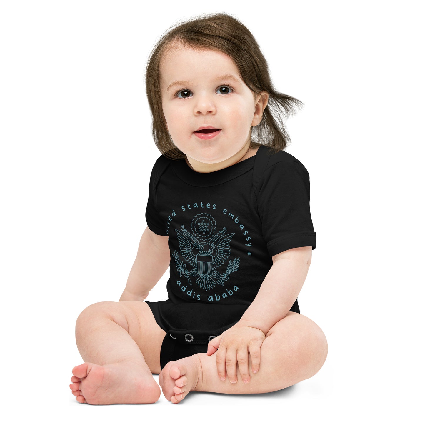 Baby Short Sleeve Onesie: Addis Ababa