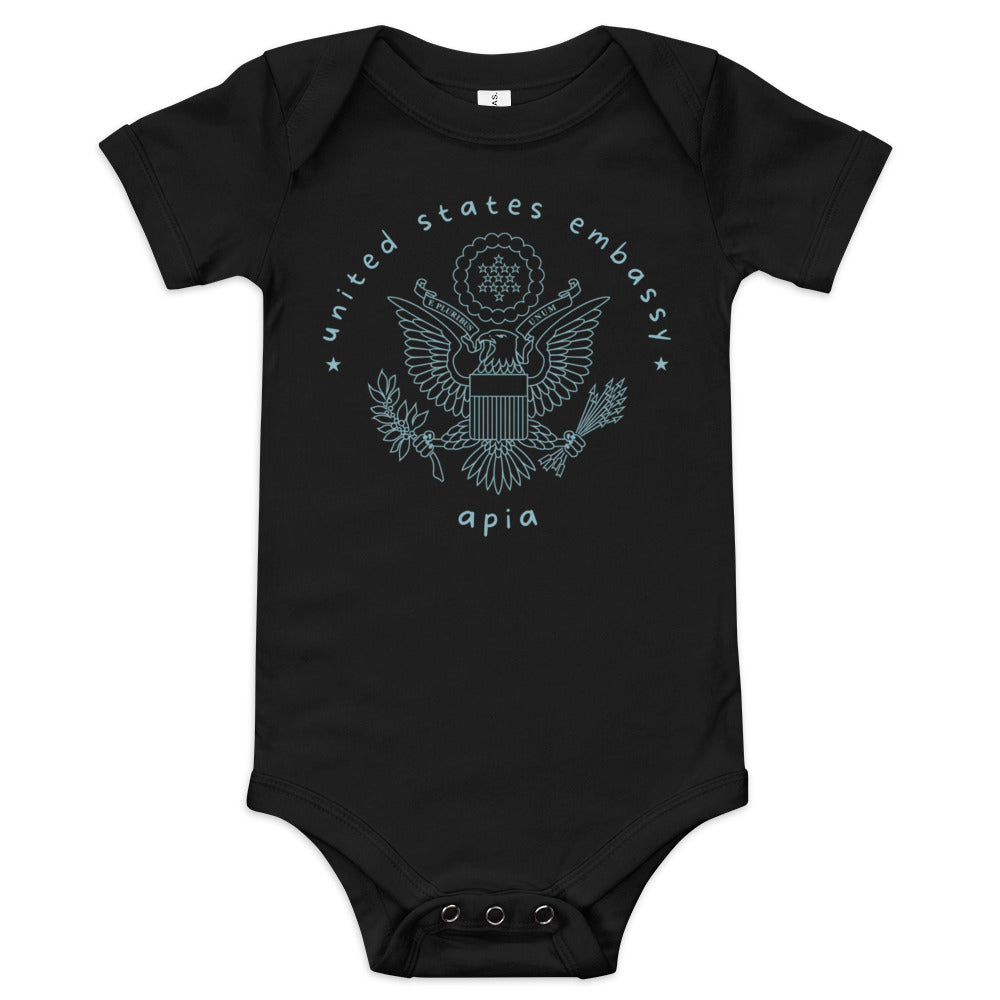 Baby Short Sleeve Onesie: Apia