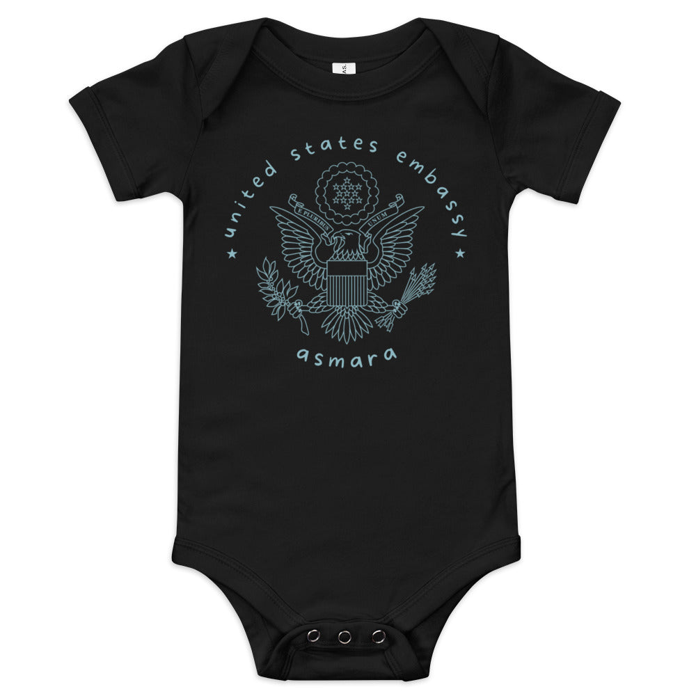 Baby Short Sleeve Onesie: Asmara