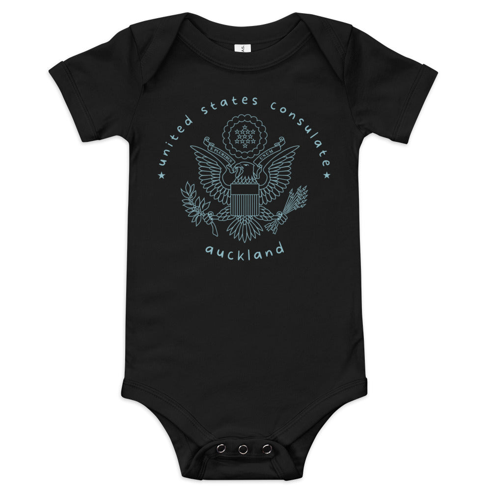 Baby Short Sleeve Onesie: Auckland