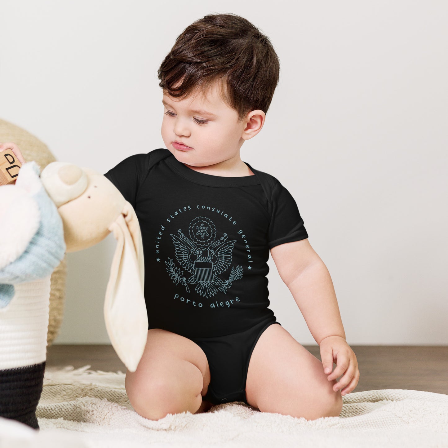 Baby Short Sleeve Onesie: Porto Alegre