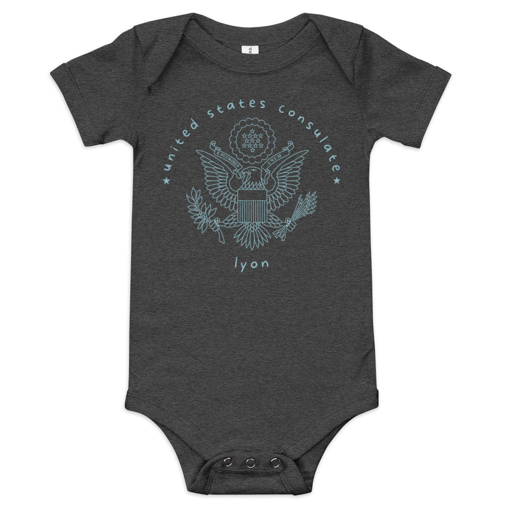 Baby Short Sleeve Onesie: Lyon