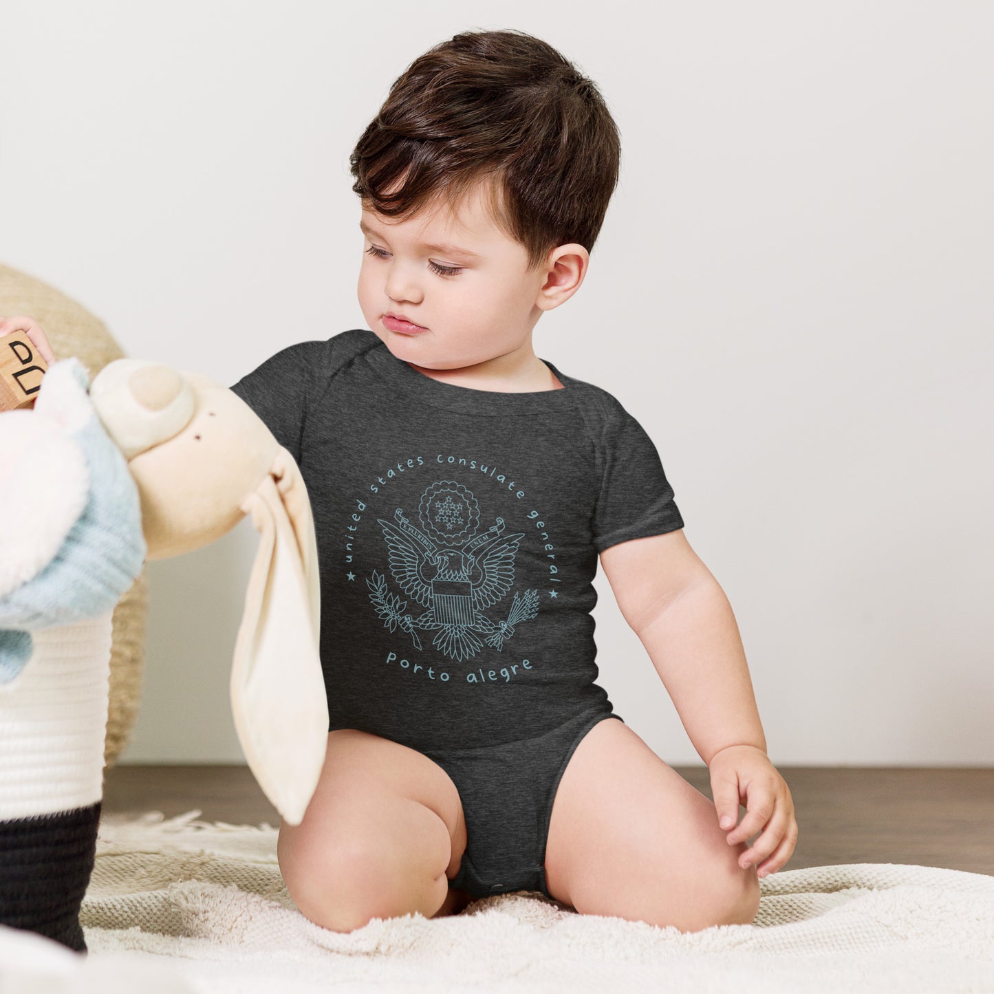 Baby Short Sleeve Onesie: Porto Alegre