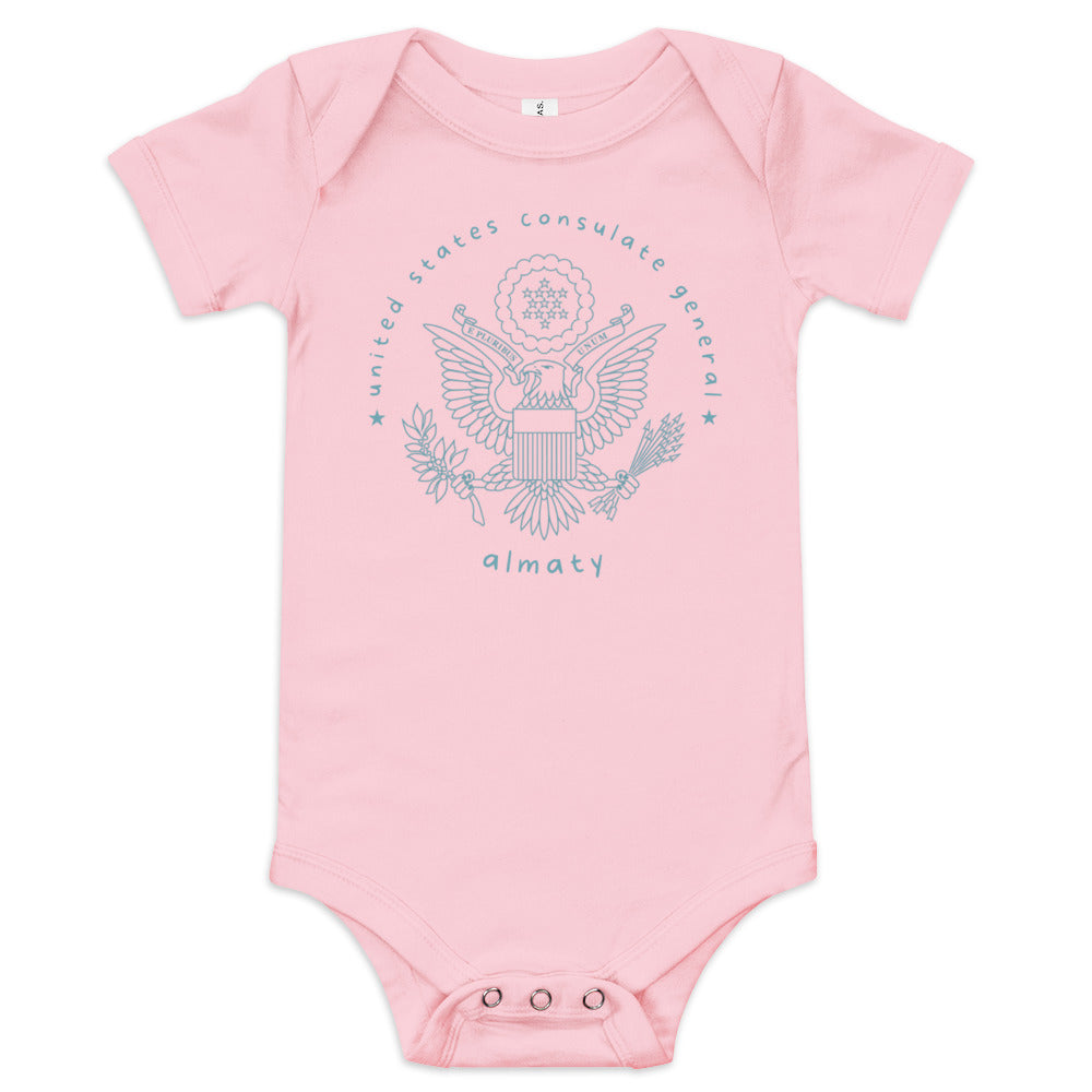 Baby Short Sleeve Onesie: Almaty