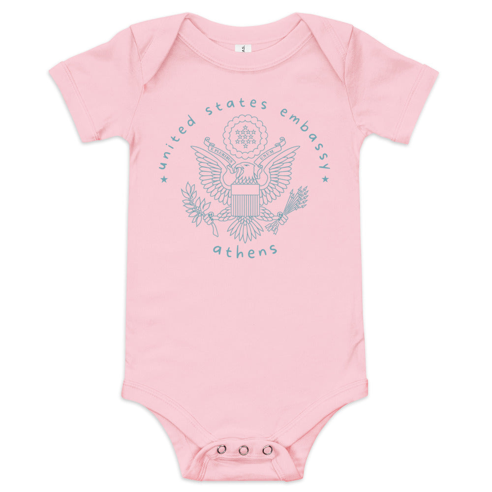 Baby Short Sleeve Onesie: Athens