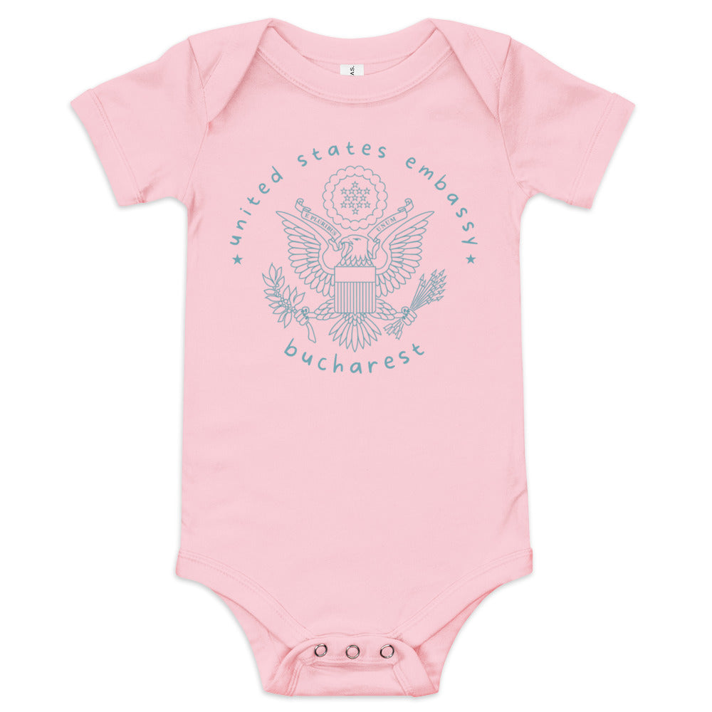 Baby Short Sleeve Onesie: Bucharest