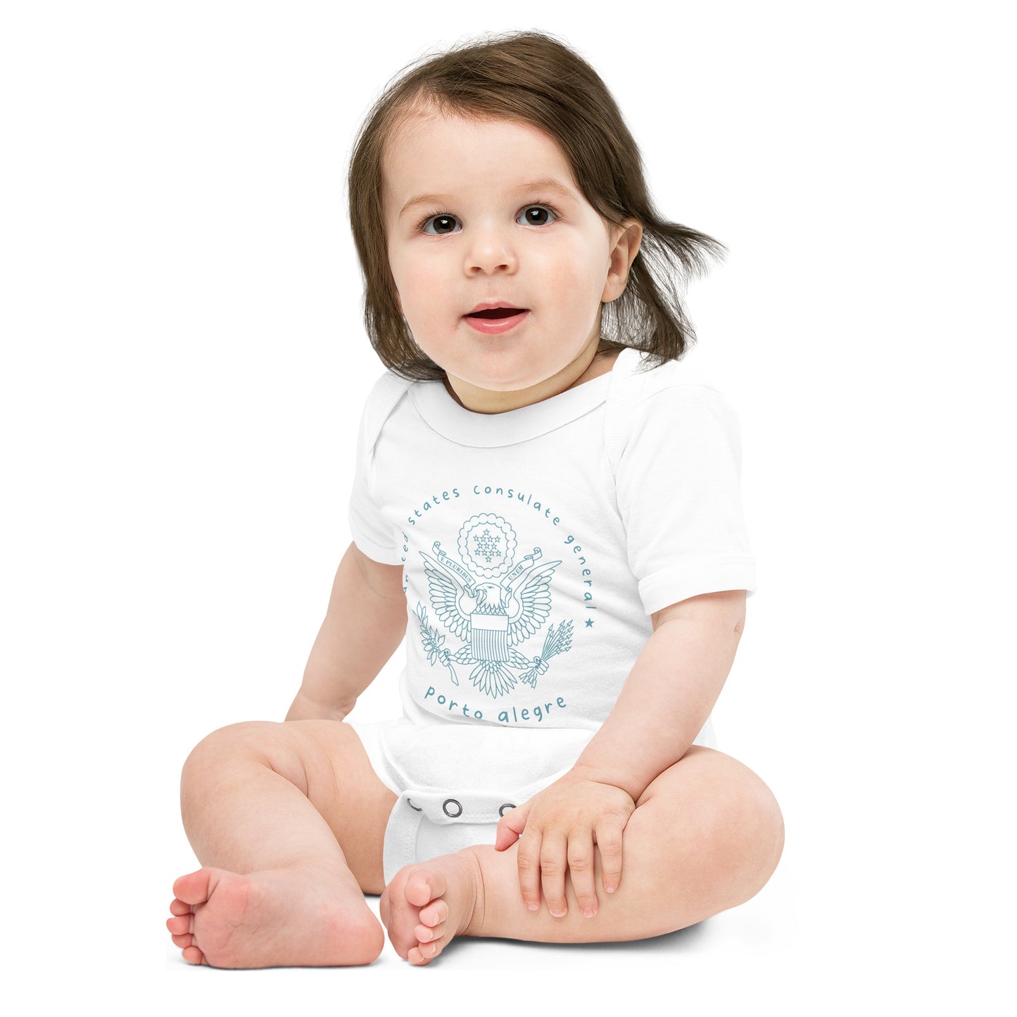 Baby Short Sleeve Onesie: Porto Alegre