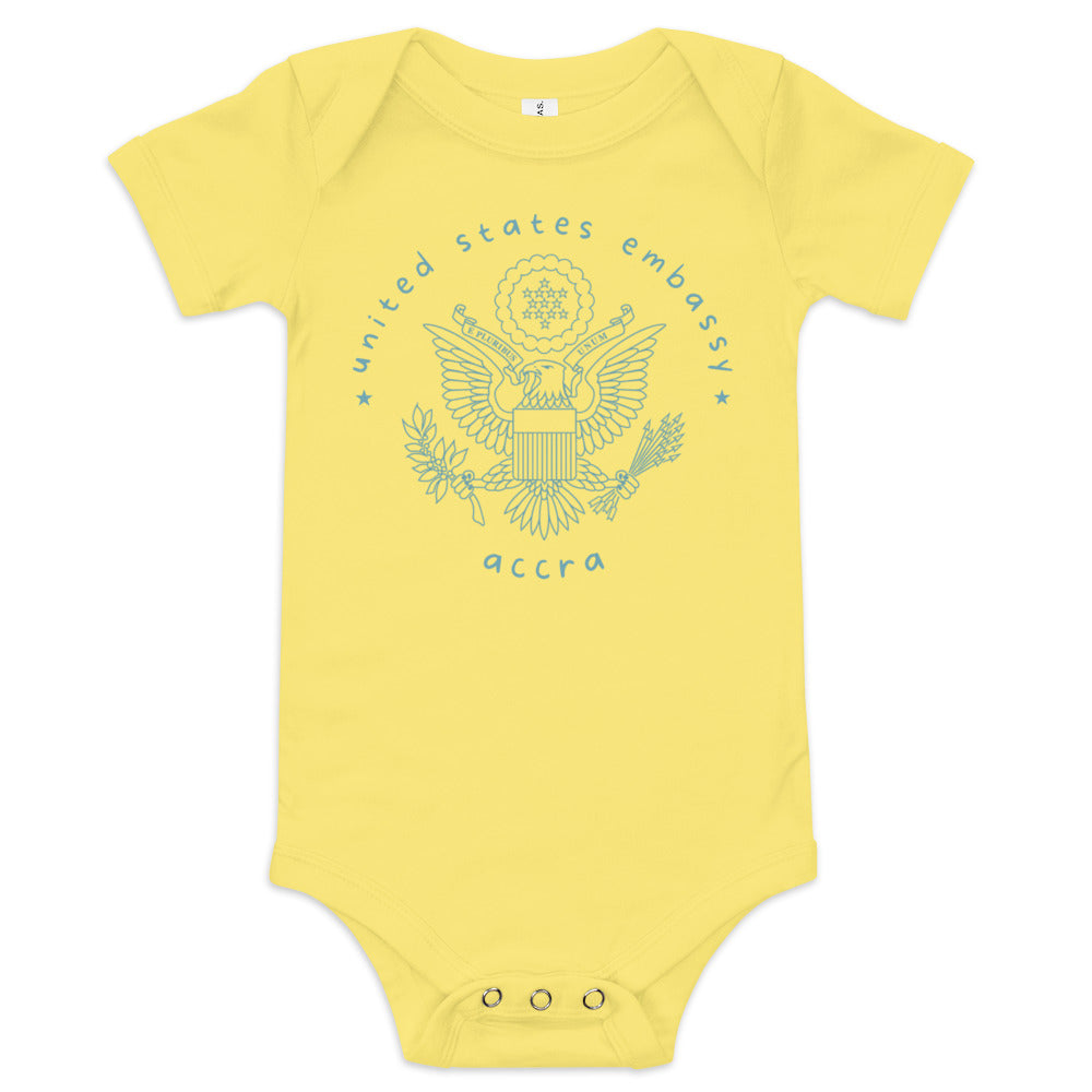 Baby Short Sleeve Onesie: Accra