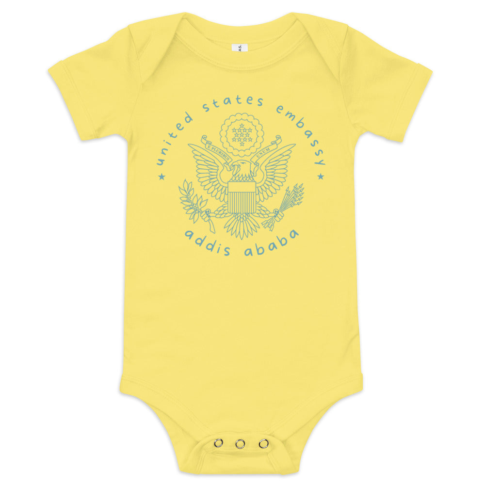 Baby Short Sleeve Onesie: Addis Ababa