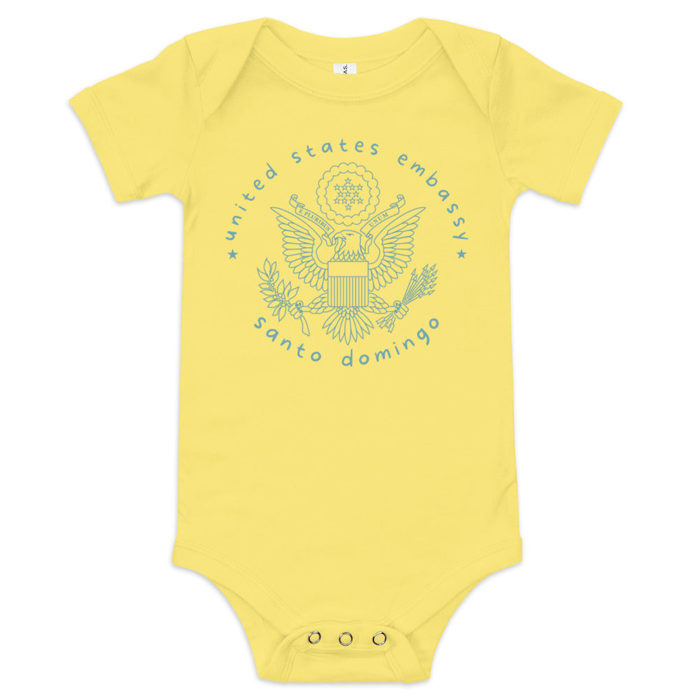 Baby Short Sleeve Onesie: Santo Domingo