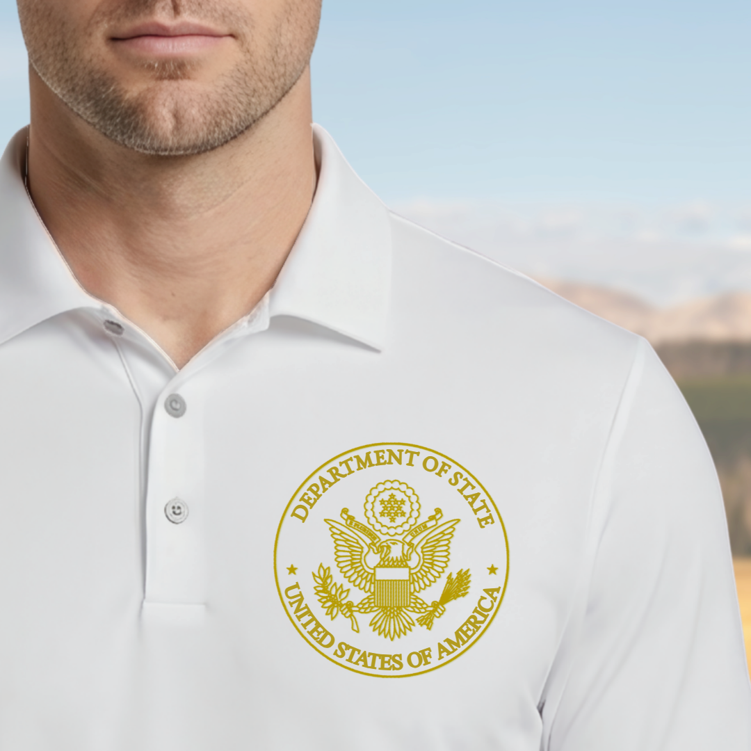 Men's Embroidered Adidas Polo