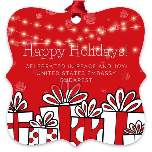 Keepsake Metal Ornament from Hungary