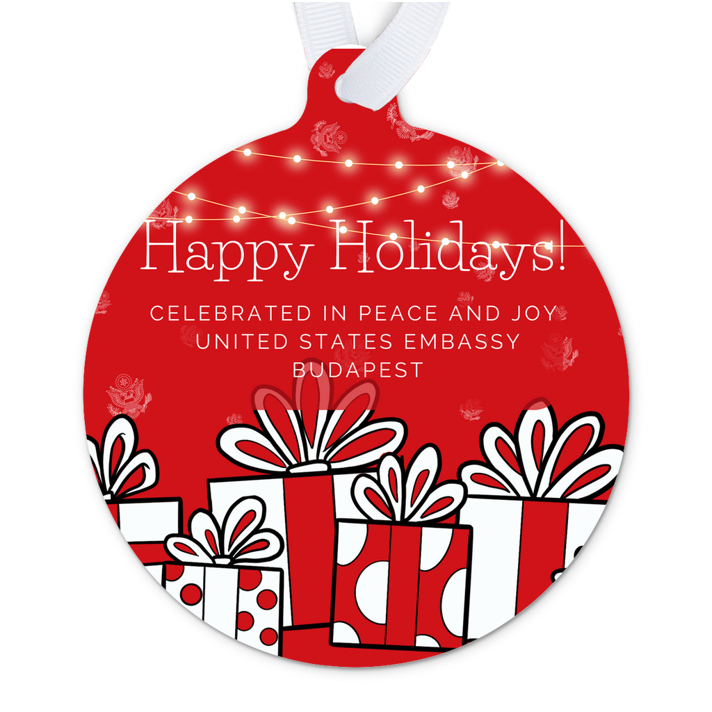 Keepsake Metal Ornament from Hungary