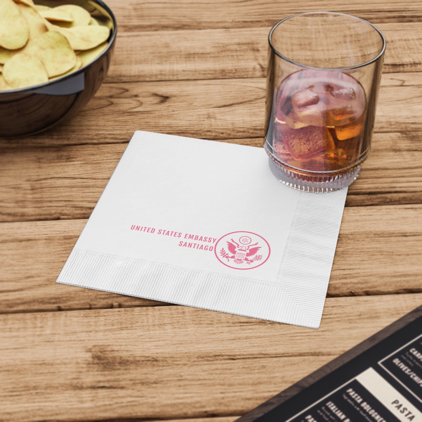 Classic Cocktail and Dinner Napkins: Global