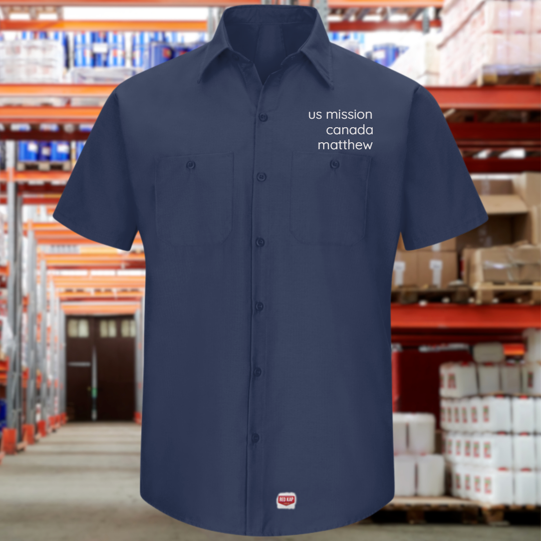 Short Sleeve Work Shirt for Men: Global