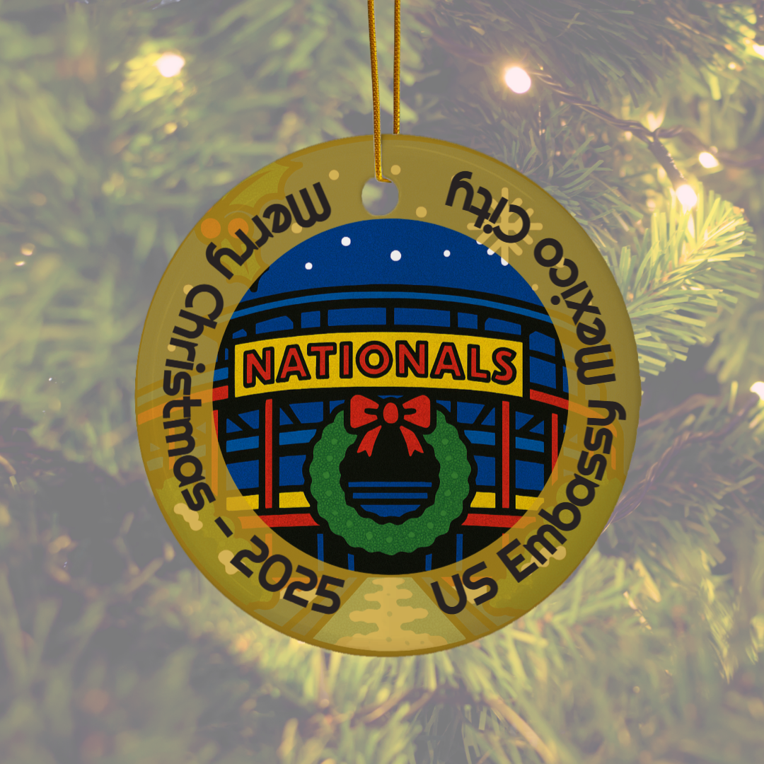 Ceramic Christmas Ornament: Global